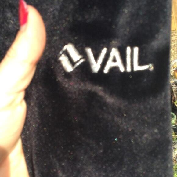 Obermeyer Womens Velvet Popover Size Large Black Vail Colorado Sportswear Fleece - Picture 6 of 10